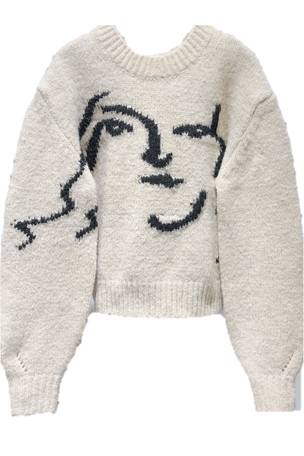 Wool Face Sweater